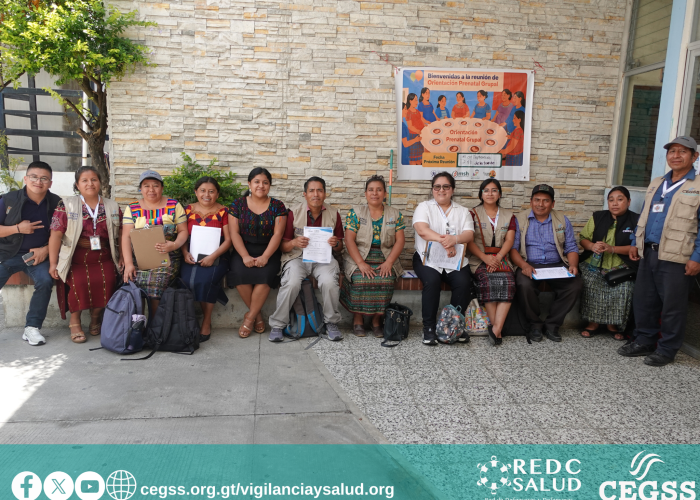 Estudiantes y defensores comunitarios realizan vigilancia ciudadana en el CAP de San Pablo La Laguna