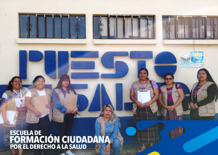 Actividades de vigilancia ciudadana en los CAP de San Antonio Palopó y Santa Catarina Ixtahuacán